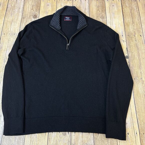 Untuckit Merino Wool Sweater 1/4 Zip Mens XL - Picture 3 of 6